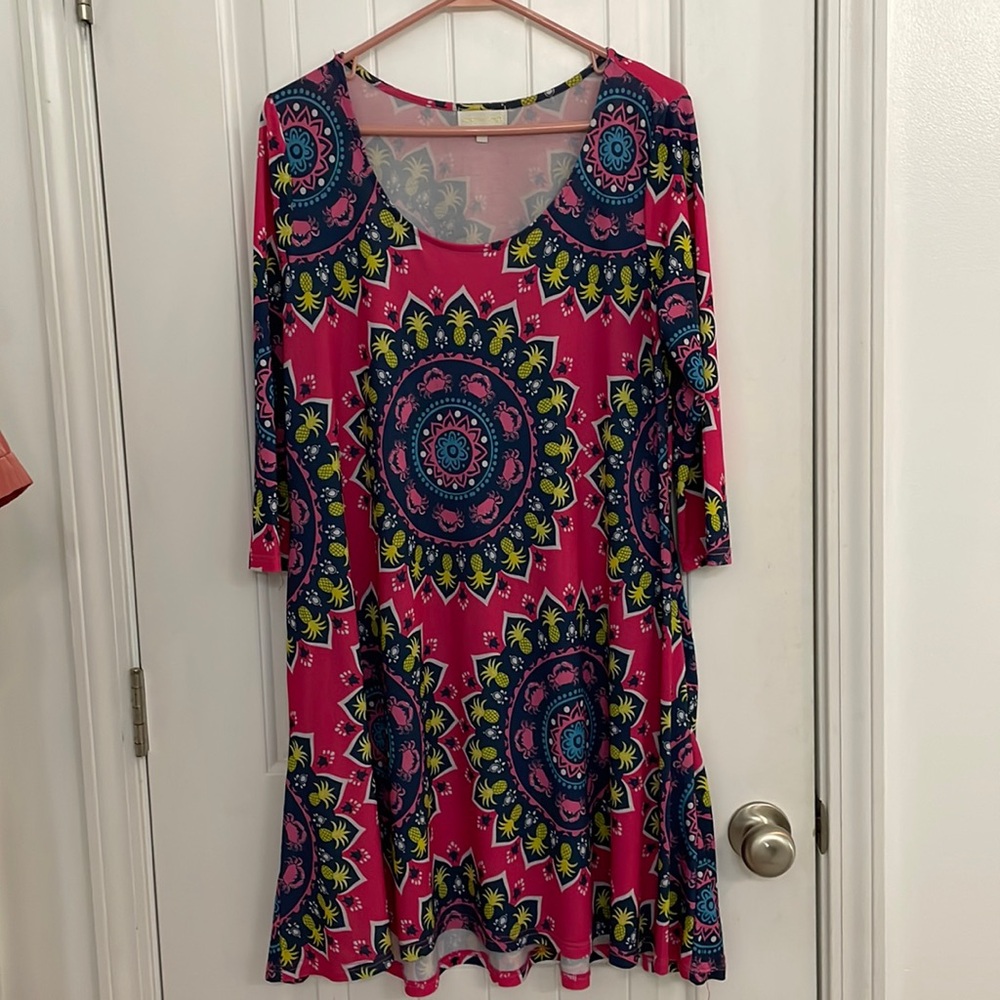 🩷Simply Southern size small , 3/4 sleeves dress